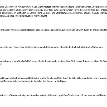 Апартаменты Aalto - Im Grund 13, App 4 Веннингштедт